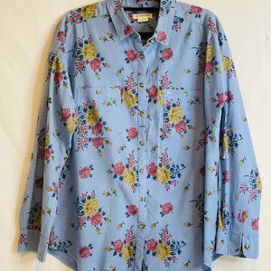 OBEY Floral Button Up